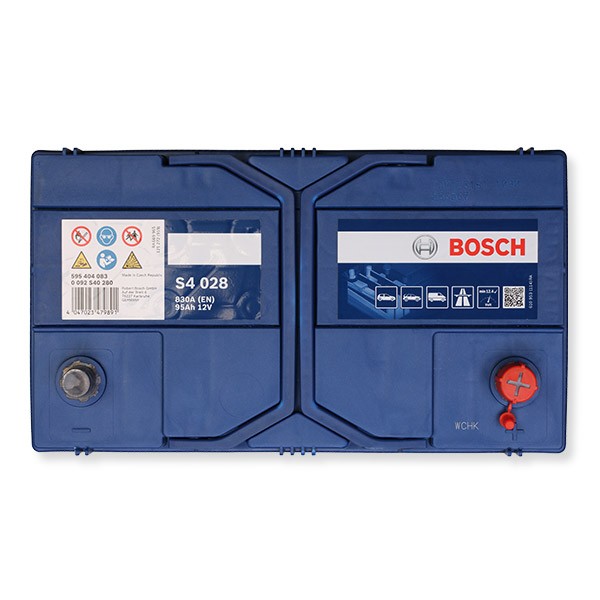 0092S40280 Stop start battery BOSCH 12V 95Ah 830A review and test