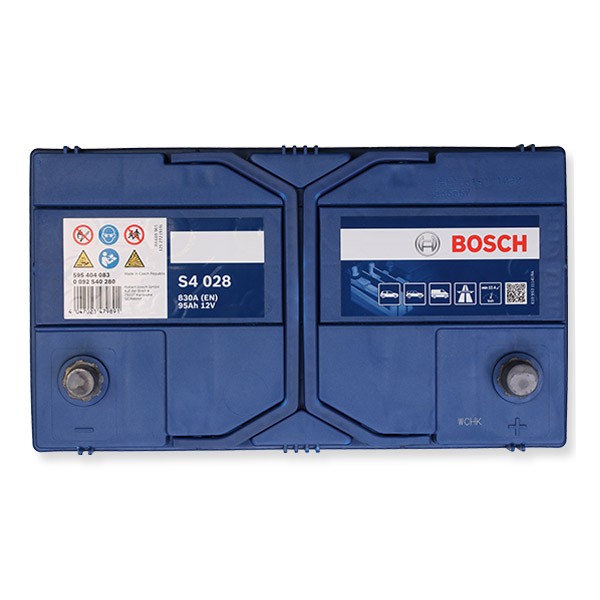 BOSCH 595 404 083 Auto battery 12V 95Ah 830A B01 Lead-acid battery
