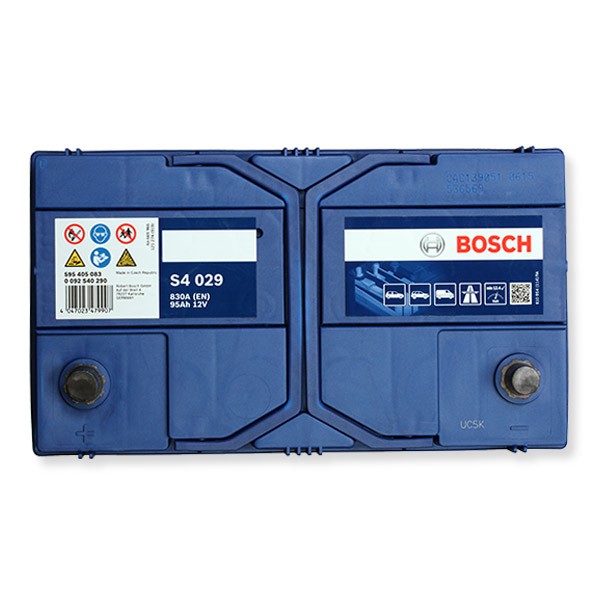 0092S40290 Stop start battery BOSCH 12V 95Ah 830A review and test