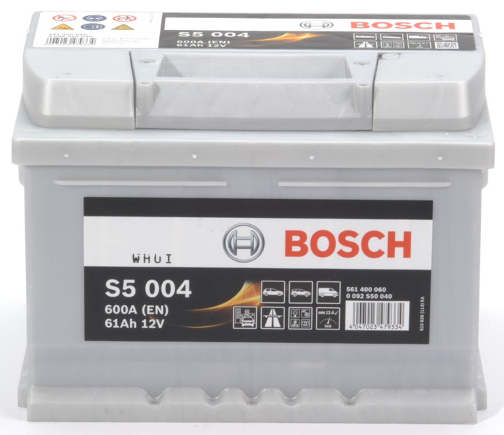 0092S50040 Accumulator battery 0 092 S50 040 BOSCH 12V 61Ah 600A B13 Lead-acid battery
