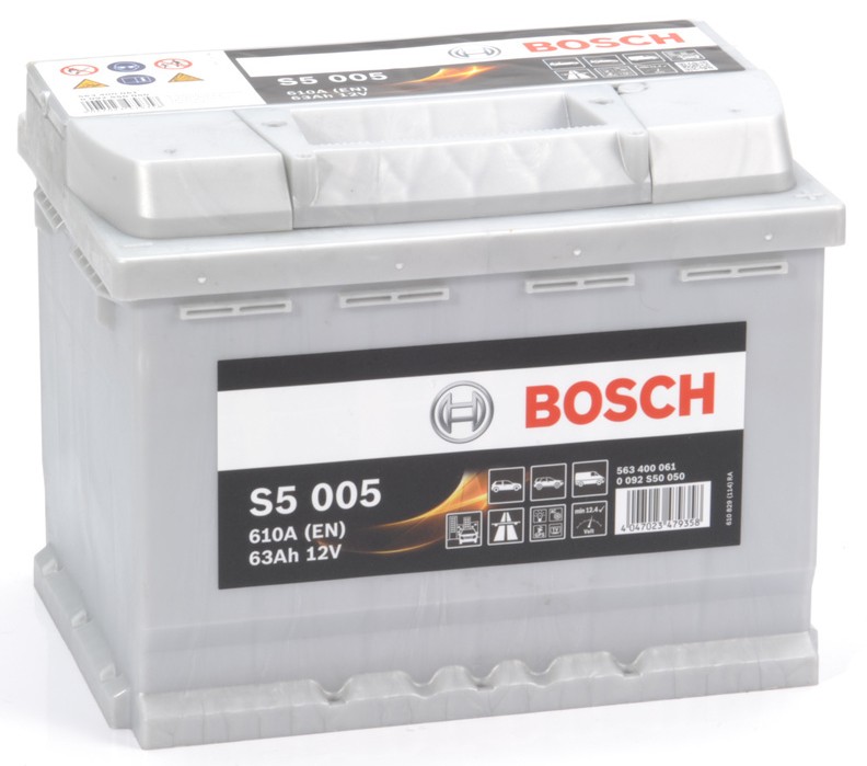 Bosch S5 006 Autobatterie 12V 63Ah 610A