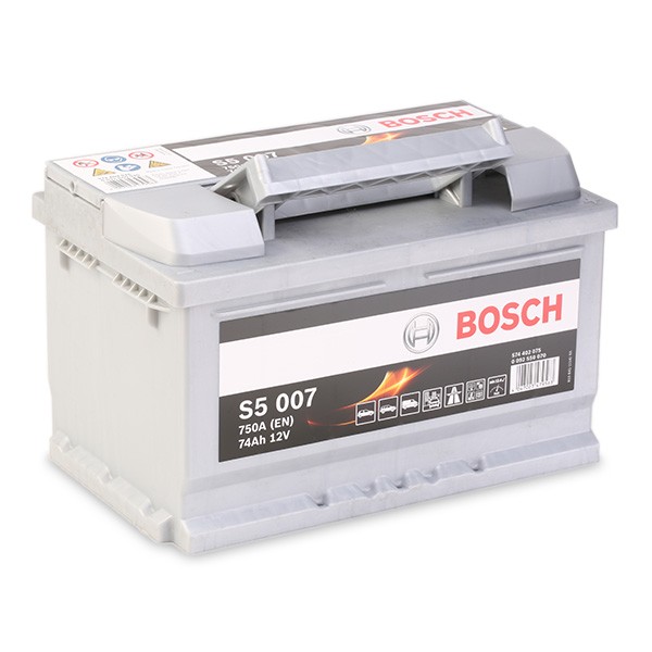 0092S50070 Stop start battery BOSCH 12V 74Ah 750A review and test