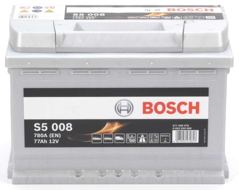 0 092 S50 080 Batterie de démarrage BOSCH - Produits de marque bon marché