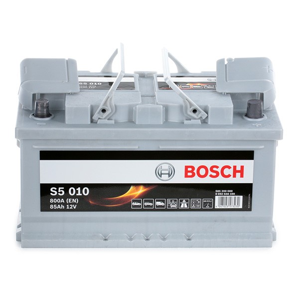 0092S50100 Stop start battery BOSCH 12V 85Ah 800A review and test
