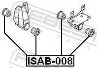 ISAB008 Control Arm- / Trailing Arm Bush FEBEST ISAB-008 review and test