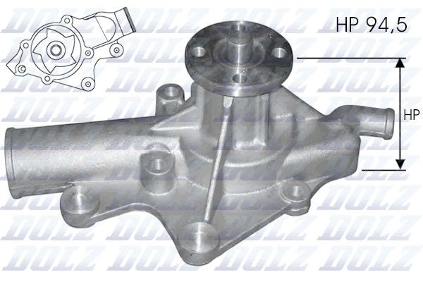 Water pump for JEEP WRANGLER cheap online ▷ Buy on AUTODOC catalogue