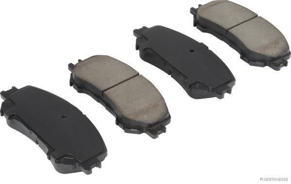 Disc brake pads HERTH+BUSS JAKOPARTS with anti-squeak plate - J3601007