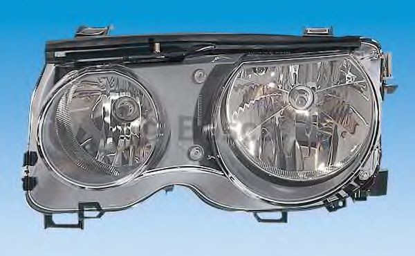 Halogen Scheinwerfer BOSCH 0301187601 Front lights BMW 3 Compact (E46) 318 ti 136 hp Petrol 2002
