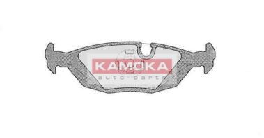KAMOKA JQ1011124 Brake pad set Rear Axle, excl. wear warning contact, not prepared for wear indicator