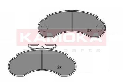 KAMOKA JQ1011504 Brake pad set excl. wear warning contact, not prepared for wear indicator