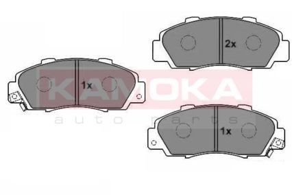 21651 KAMOKA JQ1011810 Brake pad set 45022-SN7-E50