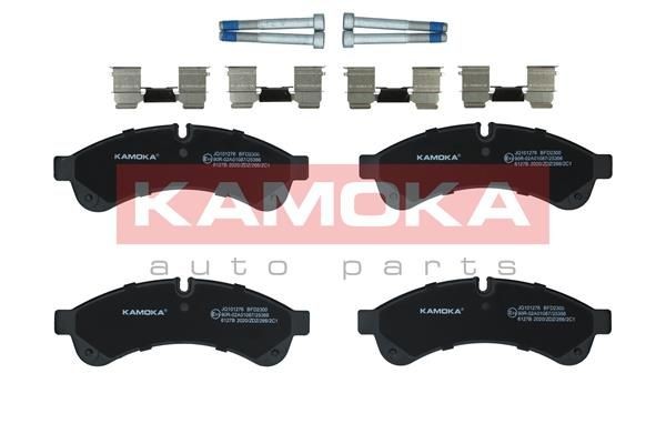 KAMOKA Rear Axle, prepared for wear indicator Height: 65mm, Width: 184mm, Thickness: 22mm Brake pads JQ101276 buy