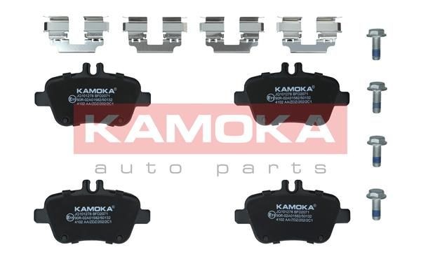 KAMOKA JQ101278 Brake pad set Rear Axle, prepared for wear indicator