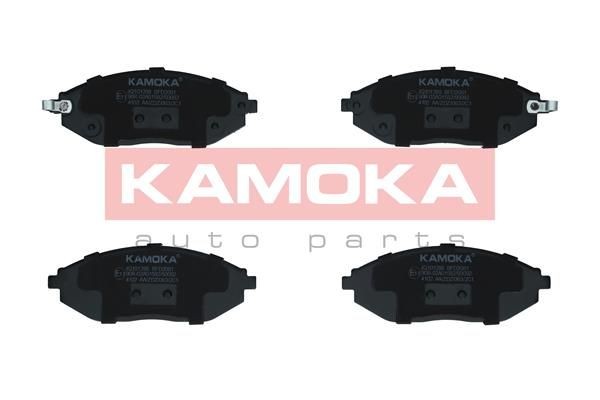 KAMOKA JQ101288 Brake pad set Front Axle, with acoustic wear warning