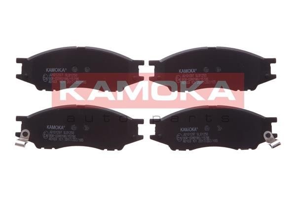 KAMOKA Front Axle, excl. wear warning contact Height: 49mm, Width: 135mm, Thickness: 14mm Brake pads JQ101297 buy