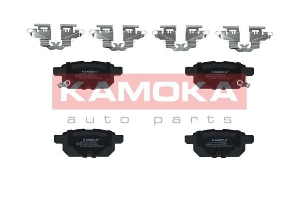 Pastiglie dei freni KAMOKA Assale posteriore, con segnalatore acustico usura, con accessori - JQ101300