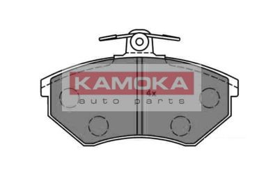 20168 KAMOKA Front Axle, excl. wear warning contact, with brake caliper screws Height: 70mm, Width: 119mm, Thickness: 19mm Brake pads JQ101422 buy