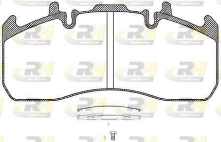 ROADHOUSE 29173 Front Axle Brake pad set Height: 99,5mm, Thickness: 29mm JSX 21317.00 cheap