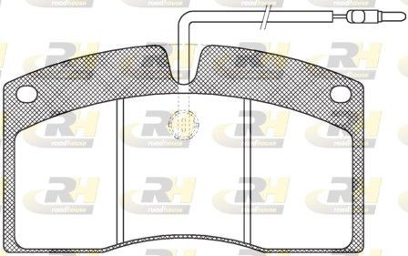 ROADHOUSE JSX 2505.40 Bremsbeläge für RENAULT TRUCKS R LKW in Original Qualität