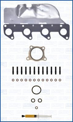 JTC11706 AJUSA Exhaust mounting kit SEAT with studs, syringe with oil, with gaskets/seals