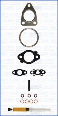 JTC11893 AJUSA Exhaust mounting kit CHEVROLET with studs, syringe with oil, with gaskets/seals