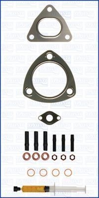 JTC11920 AJUSA Turbocharger gasket LAND ROVER with studs, syringe with oil, with gaskets/seals