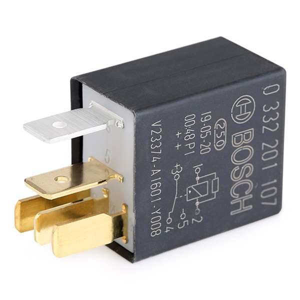 0 332 201 107 BOSCH Relay 12V, 30A, 5-pin connector MR107 ▷ AUTODOC price  and review