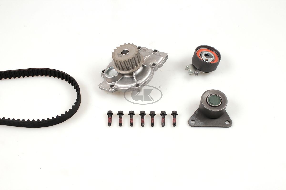 980107 GK K980107G Water pump and timing belt kit 306508034