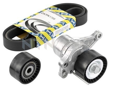SNR KA85524 Serpentine belt kit NISSAN Qashqai / Qashqai+2 I (J10, NJ10) 2.0 dCi All-wheel Drive 150 hp Diesel 2012