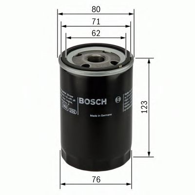 BOSCH 0 451 103 086 Engine oil filter 3/4