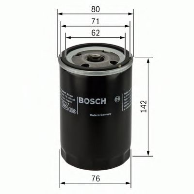 BOSCH 0451103092 Engine oil filter 3/4
