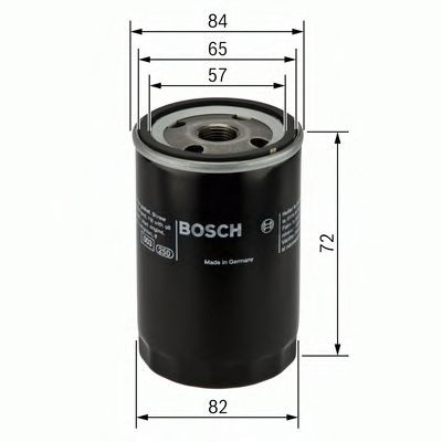 0451103275 Oil filter P 3275 BOSCH M 20 x 1,5, Spin-on Filter