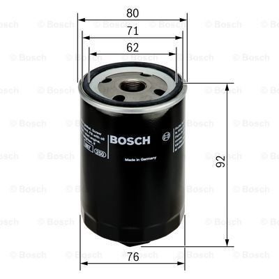 0451103318 Oil filters BOSCH OF-VW-3 review and test