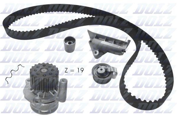 Great value for money - DOLZ Water pump and timing belt kit KD082