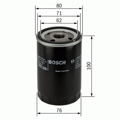 BOSCH 0451103342 Engine oil filter 3/4