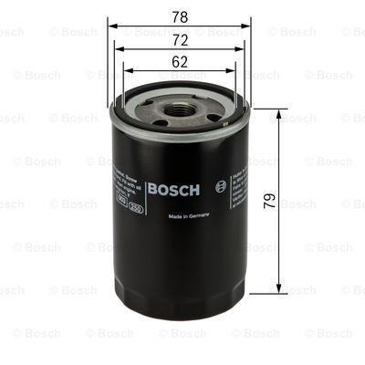 BOSCH 0 451 103 370 Engine oil filter M 18 x 1,5, Spin-on Filter