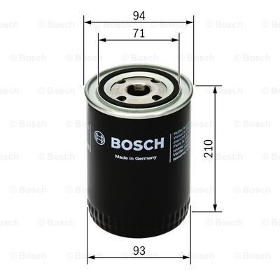 P 5067 BOSCH 0451105067 Oil filter 61.00007-0005