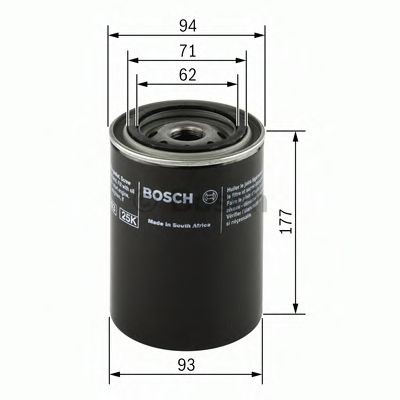BOSCH 0451105188 Engine oil filter 1