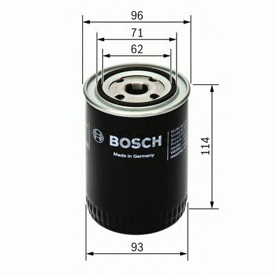 P 3108 BOSCH M 20 x 1,5 Ø: 96mm, Height: 114mm Oil filters 0 451 203 108 buy