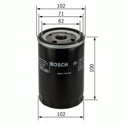 BOSCH 0451203178 Engine oil filter 3/4