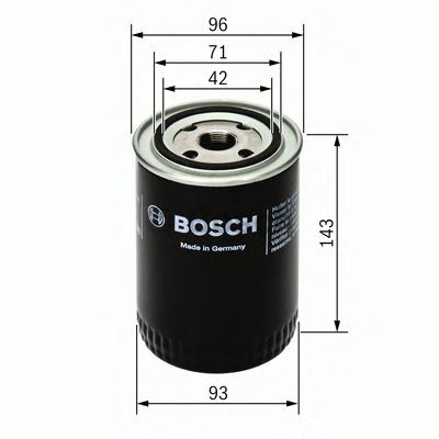 BOSCH 0 451 203 236 Oil filter 3/4