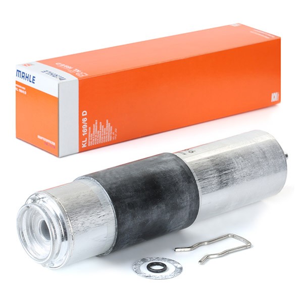MAHLE ORIGINAL KL 169/6D Fuel filter In-Line Filter, 8,0mm