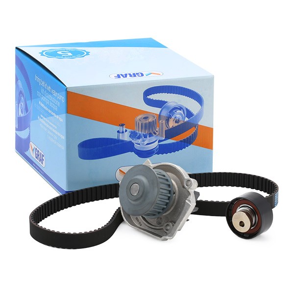 PA1030 GRAF KP10301 Timing belt kit with water pump Fiat Tipo Estate 1.4 120 hp Petrol 2019 price