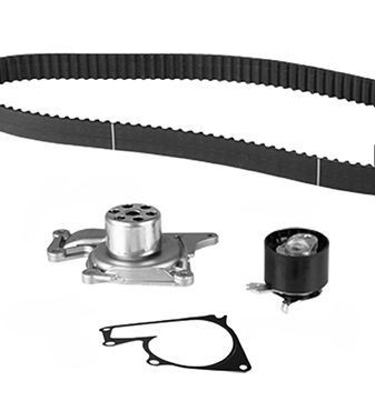 GRAF KP1091-2 Water pump and timing belt kit Width 1: 27 mm, for timing belt drive