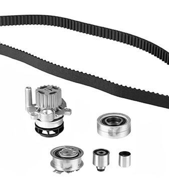 Volkswagen AMAROK Water pump and timing belt kit GRAF KP1137-1 cheap