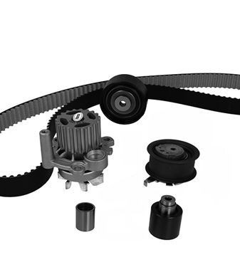Water pump and timing belt kit GRAF Number of Teeth: 160, Width 1: 30 mm, for toothed belt drive - KP1355-5