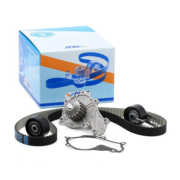 GRAF KP938-2 Water pump and timing belt kit Width 1: 25 mm, for timing belt drive