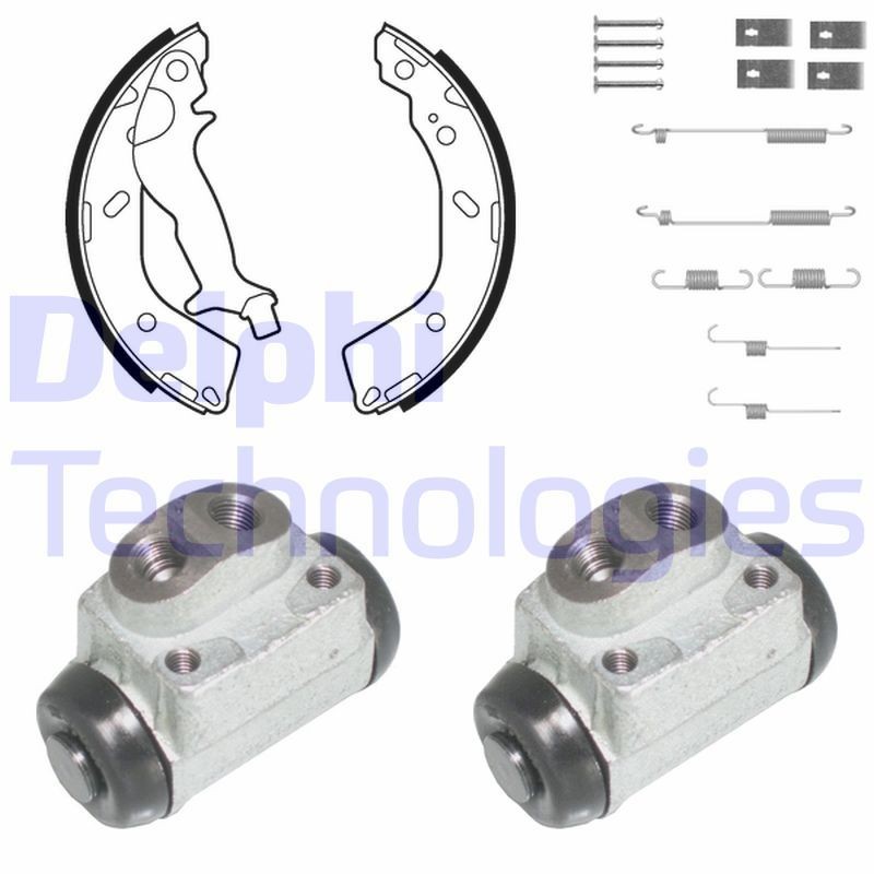 Peugeot 207 Brake caliper seals kit 11579944 DELPHI KS1017 online buy