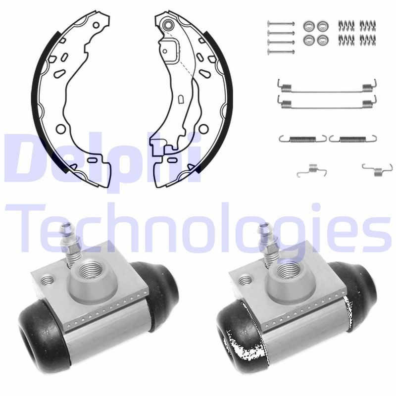 Ford TRANSIT Custom Brake caliper seals kit 11579950 DELPHI KS1022 online buy