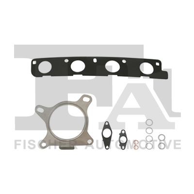 06F145701 FA1 KT110280E Mounting kit, exhaust system Golf 5 2.0 GTI 230 hp Petrol 2008 price